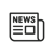 News icon with transparent background